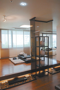 129㎡A형의 거실과 방 사이에 가변벽체를 둬 공간을 넓혀 활용할 수 있다.