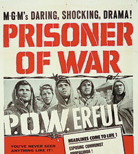 로널드 레이건 전 미국 대통령이 주연한 6·25전쟁 배경 영화 ‘전쟁포로’ 포스터.포스터 속의 오른쪽 끝 인물이 레이건 전 대통령. 사진 제공 이현표 씨