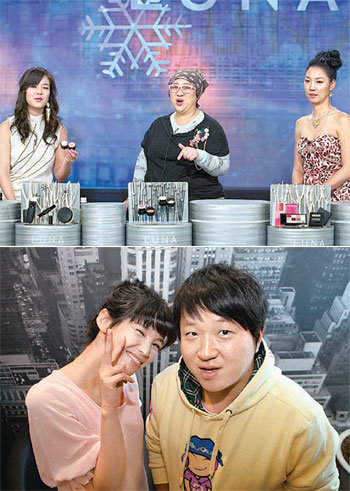 지난해 방송시장에서 지상파사업자의 매출은 감소했으나 방송채널사용사업자(PP)의 매출은 늘었다. PP채널인 GS홈쇼핑(위)과 tvN의 ‘남녀탐구생활’. 사진 제공 GS홈쇼핑·tvN