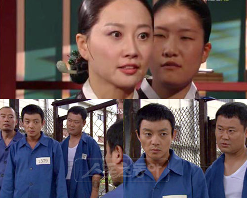 잠깐의 출연으로 드라마의 인기에 영향을 미치는 ‘개념’ 단역들이 화제다. MBC ‘동이’에 출연해 ‘티벳 궁녀’라는 별명을 얻은 단역배우(위)와 SBS ‘자이언트’에 출연 중인 연극배우 이우진(아래).