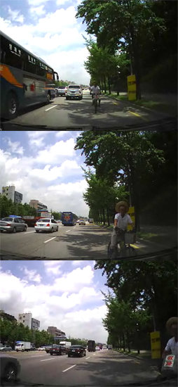 사진출처=역주행 할아버지 동영상 캡처.