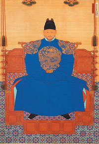 조선을 건국한 태조 이성계의 어진. 1872년. 보물 931호. 사진 제공 국립중앙박물관