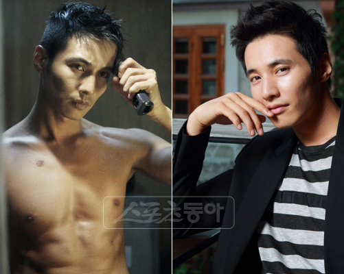 미소가 아름다운 배우 원빈(오른쪽 사진)이 영화 ‘아저씨’에서 강인한 모습(왼쪽)으로 극장가에 돌풍을 일으키고 있다.