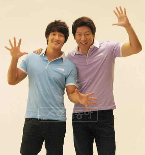 김종국(왼쪽)과 김수로.