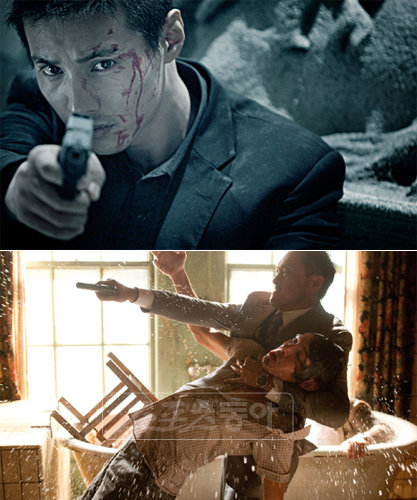 누리꾼들 사이에서 논쟁의 대상으로 떠오른 영화 ‘아저씨’(위쪽 사진)와 영화 ‘인셉션’.
