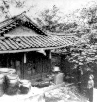 1945년 12월 30일 동아일보 송진우 사장이 피살된 서울 종로구 원서동 자택.동아일보 자료 사진