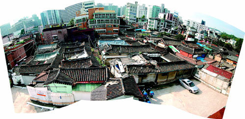 서촌 체부동 일대 전경. 사진 제공 서울시