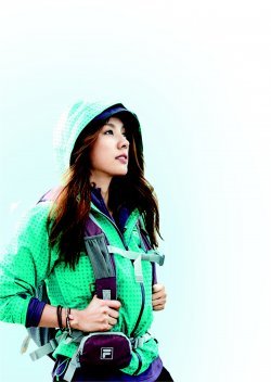 휠라스포트 블루도트 방수재킷