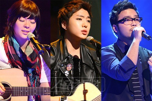 Mnet ‘슈퍼스타K2’ 출연자 장재인 강승윤 김지수 (왼쪽부터).
