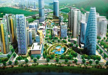 울산역세권 개발조감도