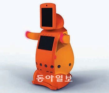 대구지역 초등학교 18곳에 투입되는 아바타 로봇 ‘잉키’. 사진 제공 한국과학기술연구원