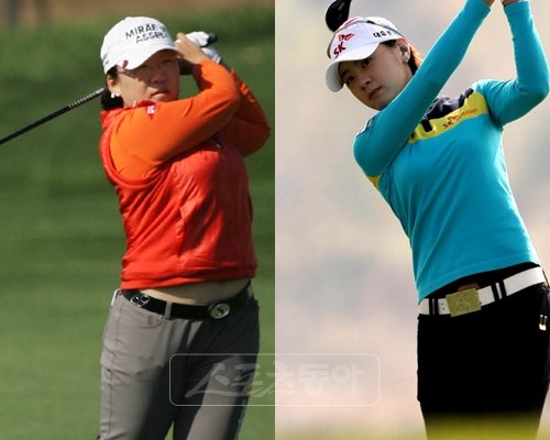 골프선수 신지애 최나연 (왼쪽부터). 스포츠동아DB