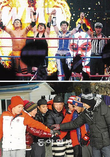 MBC ‘무한도전’(왼쪽 사진)과 KBS ‘1박2일’은 소재가 식상한 데다 성공적이었던 포맷을 오랫동안 반복하는 매너리즘에 
빠졌다는 비판을 받고 있다. 사진 제공 MBC, KBS