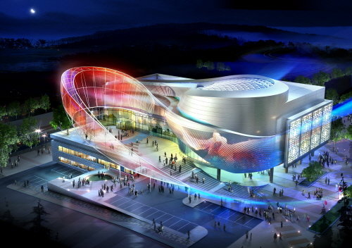 [한국관 조감도]