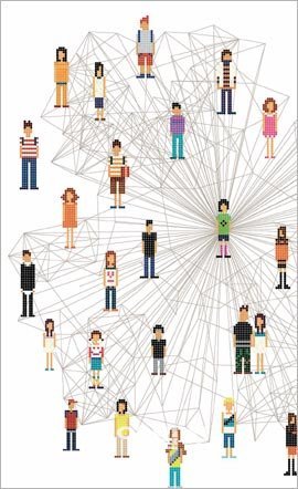 이론 물리학자 마크 뷰캐넌은 ‘사회적 원자’에서 사회를 하나의 물체로, 그리고 인간을 그 사회라는 물체를 이루는 원자(atom)로 이해하면 세상사의 배후에 있는 패턴이나 정밀한 수학적 법칙을 발견할 수 있다고 강조한다. 그림 제공 사이언스북스