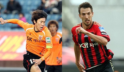 (왼쪽부터) 김은중, 데얀. 스포츠동아DB .