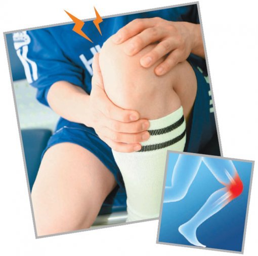 무리한 운동 후 통증과 함께 무릎이 굽혀지지도, 펴지지도 않는 증상이 있다면 반월상 연골판 손상이나 박리성 골연골염을 의심해볼 수 있다. 조기에 관절 전문의의 진료를 받아보는 것이 좋다. 사진 제공 힘찬병원