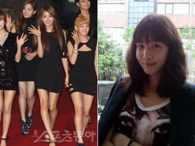 소녀시대 윤아-작사가 김이나(오른쪽).