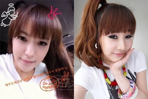 김희선-박봄도 도플갱어 ‘우리 정말 닮았나요?’김희선(왼쪽)이 트위터에 올린 사진 속 모습이 걸그룹 2NE1의 박봄(오른쪽)과 닮아 새로운 연예인 도플갱어로 떠올랐다.