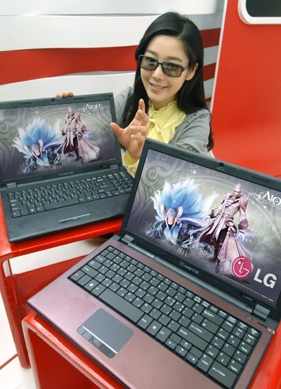 LG전자가 최근 출시한 인텔 2세대 코어 프로세서 탑재 3D 노트북 ‘XNOTE A520’.