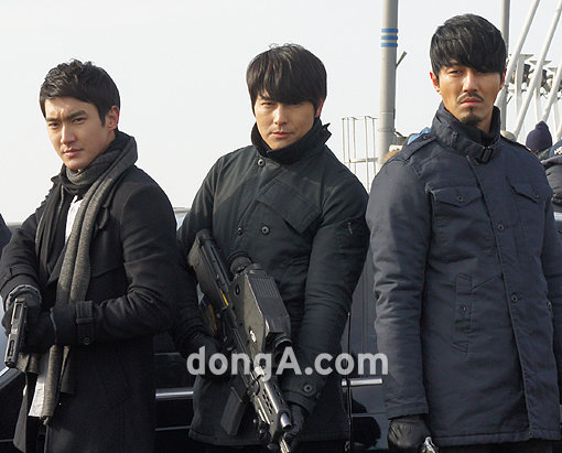 19일 진행된 SBS 월화드라마 ‘아테나 : 전쟁의 여신’ 현장공개