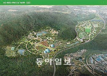 명품수목원으로 자리매김할 부산 해운대
수목원 조감도. 사진 제공 부산시