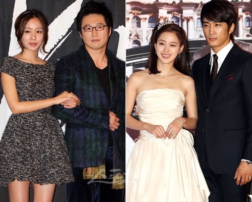 배우 김아중, 박신양, 김태희, 송승헌 (왼쪽부터). 스포츠동아DB