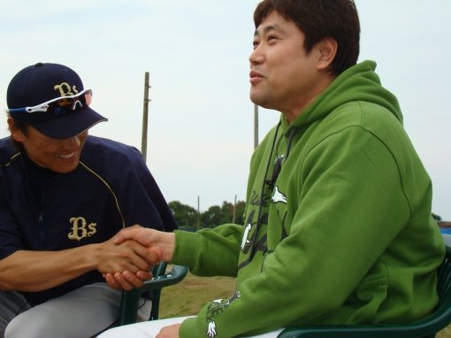 이승엽(왼쪽), 양준혁