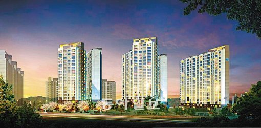 광주 북구 신용동 ‘GS첨단자이 2단지’ 아파트 조감도. GS건설 제공