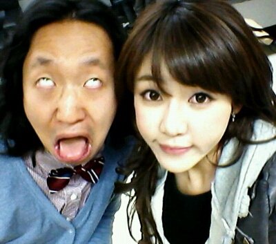 개그맨 김경진과 이태영(이미선).