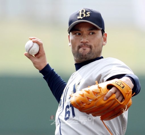 일본 오릭스 박찬호. 스포츠동아DB.