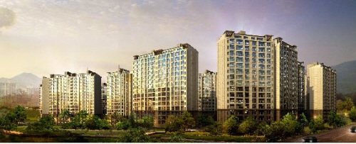 ▲용인서천 휴먼시아 1블록 투시도.