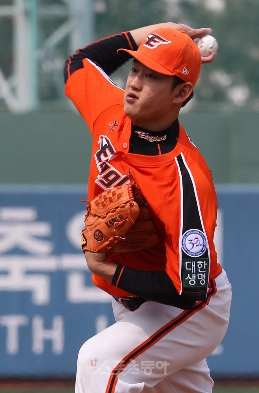 한화 양훈. 목동구장 | 국경원 기자 (트위터 @k1isonecut) onecut@donga.com