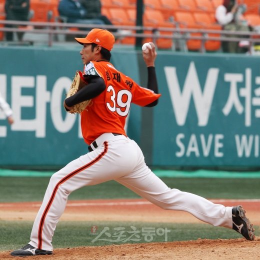 한화 정재원. 목동구장 | 국경원 기자 (트위터 @k1isonecut) onecut@donga.com