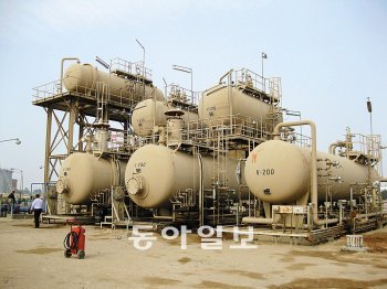 한국가스공사의 이라크 유전 개발 현장. 한국가스공사 제공