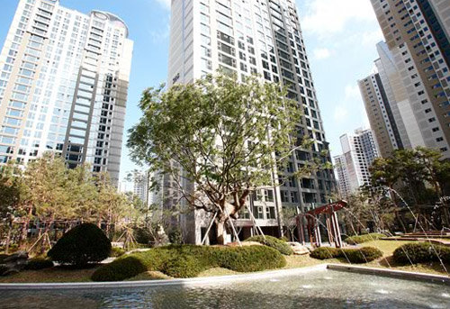 식사지구 일산위시티 단지조경