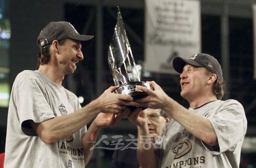 랜디 존슨과 커트 실링.스포츠동아DB