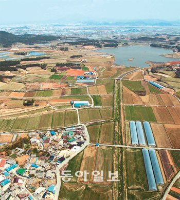 25일 국제과학비즈니스벨트 입지선정 1차 후보지로 발표된 53곳 중 하나인 광주 광산구 평동 군 훈련장 이전 예정지.