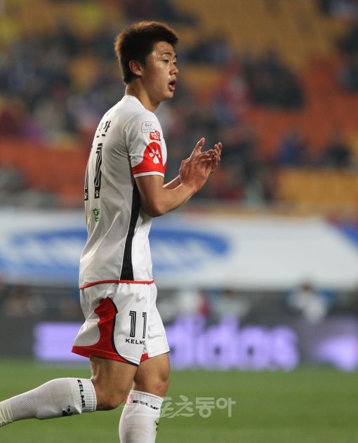 경남 FC 김인한. 수원 | 국경원 기자 (트위터 @k1isonecut) onecut@donga.com