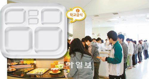 고교생들이 급식에서 가장 중요시하는 건 ‘메뉴’다. 이에 일부 학생들은 ‘식단표’를 출력해 책상 위나 교실 뒤편에 붙여 놓는다. 사진은 서울 하나고 교내식당.