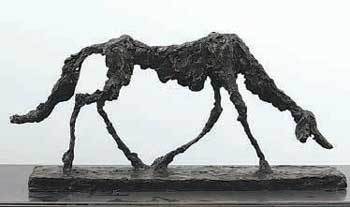 알베르토 자코메티의 조각 ‘개’.