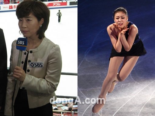 방상아 해설(SBS ESPN 제공), 김연아(스포츠동아DB).