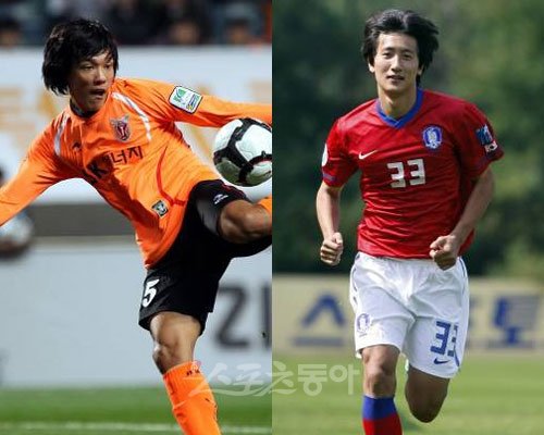 (왼쪽부터) 홍정호-지동원. 스포츠동아DB.