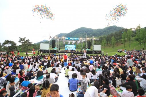 서원밸리 그린콘서트가 28일 경기도 파주 서원밸리 골프장에서 열린다. 사진은 지난해 콘서트 전경.