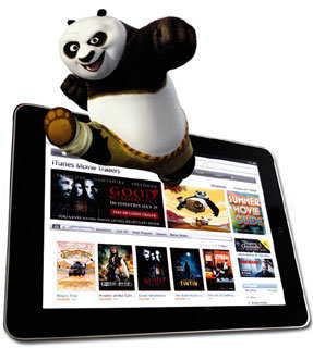 예고편을 보는 것에 그치지 않고 개인 블로그나 트위터 등을 통해 공유하는 사람도 늘고 있다. 사진은 애플 아이튠즈의 영화 예고편 섹션.