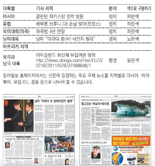 동아일보 5월 28일자 A14면(왼쪽), 동아일보 5월 28일자 A15면