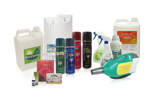 [사진 : 에코미스트의 친환경 제품들]