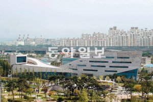 한국만화박물관 전경.