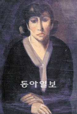 나혜석이 1928년경 그린 유화 ‘자화상’. 이구열 소장은 “나혜석 그림 중 최고의 작품”이라고 평가했다.