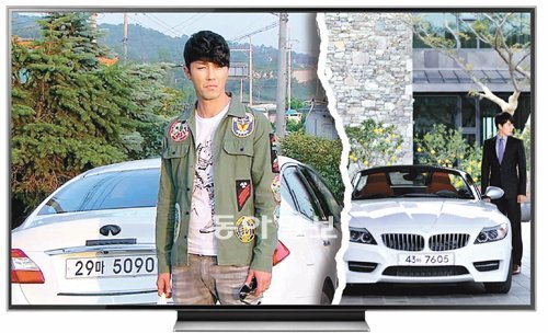 올해 간접광고(PPL) 성공 사례로 꼽히는 두 드라마의 장면.MBC ‘최고의 사랑’에서 차승원이 탔던 인피니티의 ‘올 뉴 인피티니 M’(왼쪽)과 SBS ‘시크릿 가든’에서 현빈이 탔던 BMW의 ‘뉴 Z4’. 인피니티·BMW제공